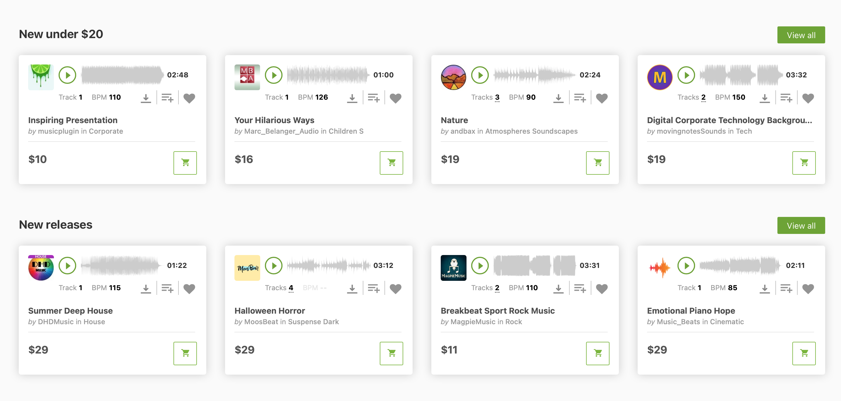 Soundstripe vs. Audiojungle